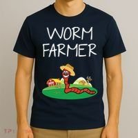 Funny Worm Farm Worm Vermiculture T-Shirt thumb 3