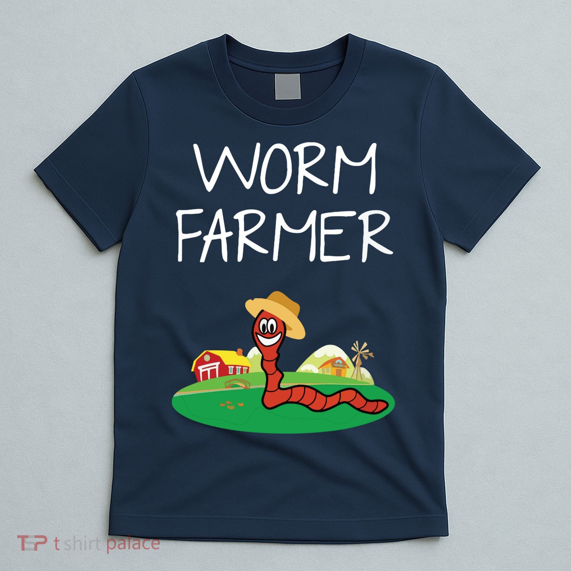 Funny Worm Farm Worm Vermiculture T-Shirt