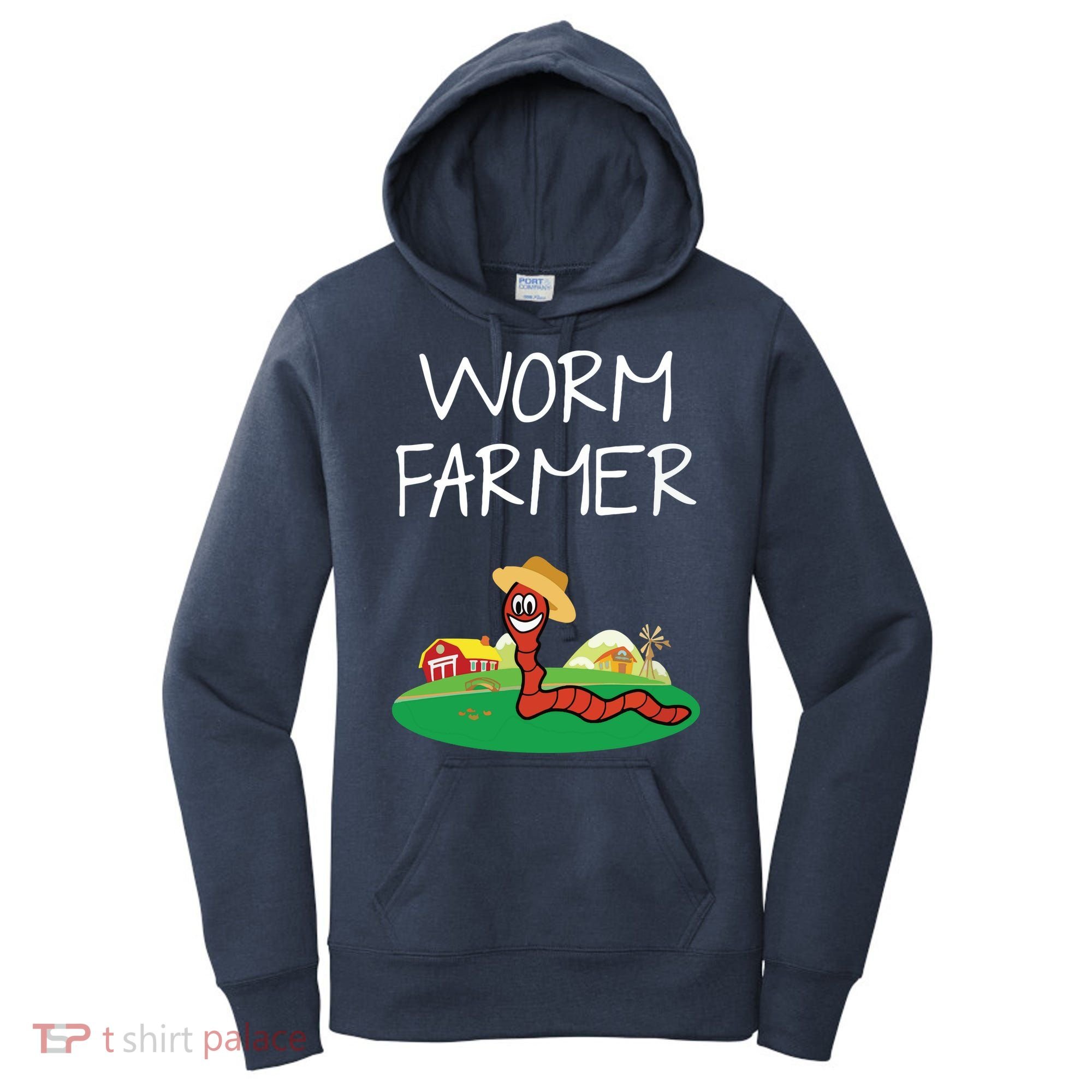 Funny Worm Farm Worm Vermiculture Women's Hoodie