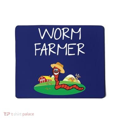 Funny Worm Farm Worm Vermiculture Mousepad