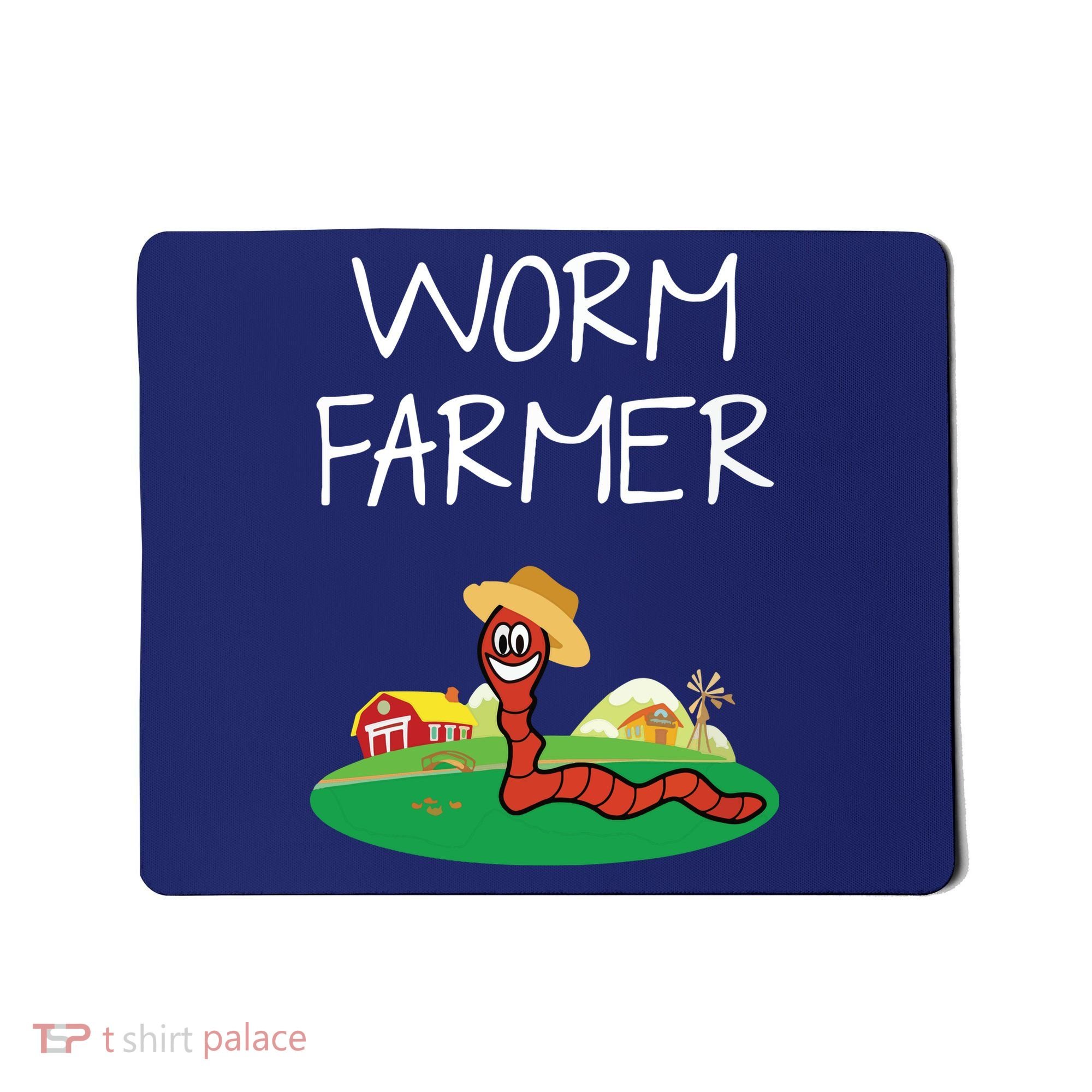 Funny Worm Farm Worm Vermiculture Mousepad