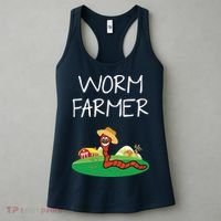 Funny Worm Farm Worm Vermiculture Women's Tank Top thumb 3