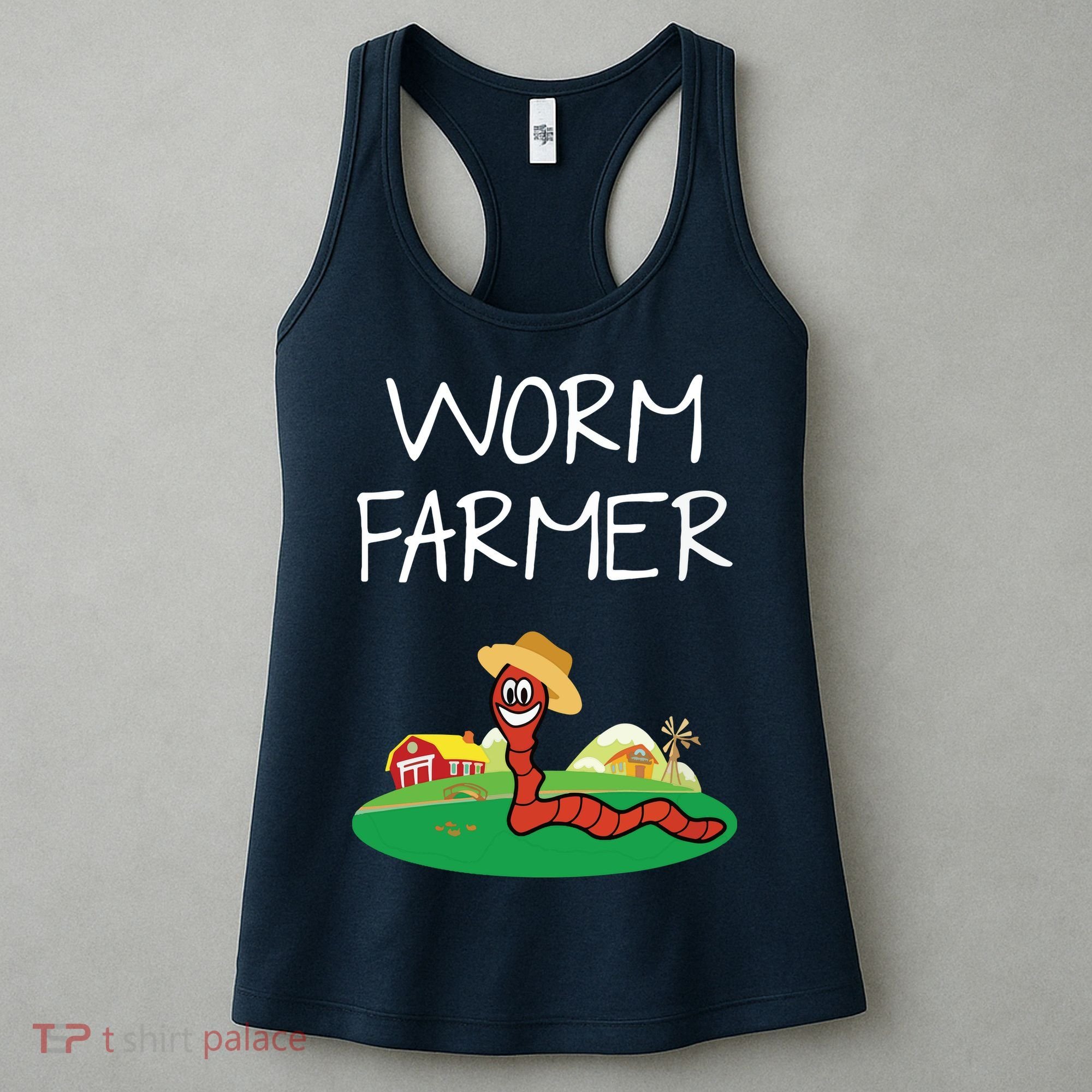 Funny Worm Farm Worm Vermiculture Women's Tank Top
