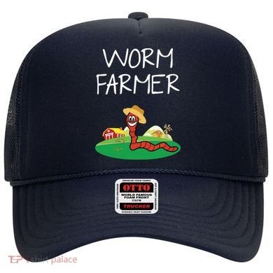 Funny Worm Farm Worm Vermiculture Hat