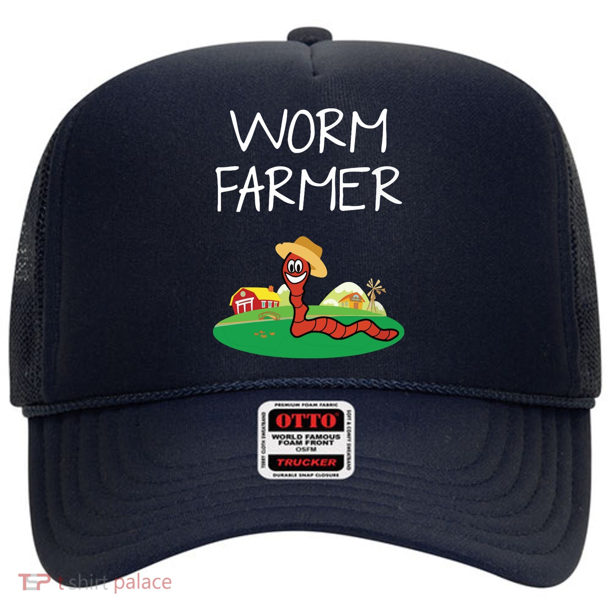 Funny Worm Farm Worm Vermiculture Hat