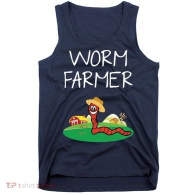 Funny Worm Farm Worm Vermiculture Tank Top