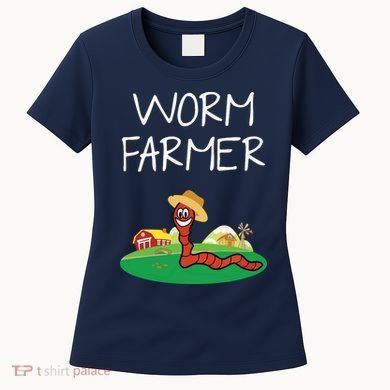 Funny Worm Farm Worm Vermiculture Women's T-Shirt