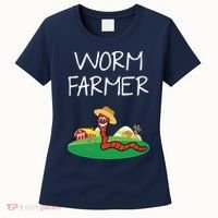 Funny Worm Farm Worm Vermiculture Women's T-Shirt thumb 0