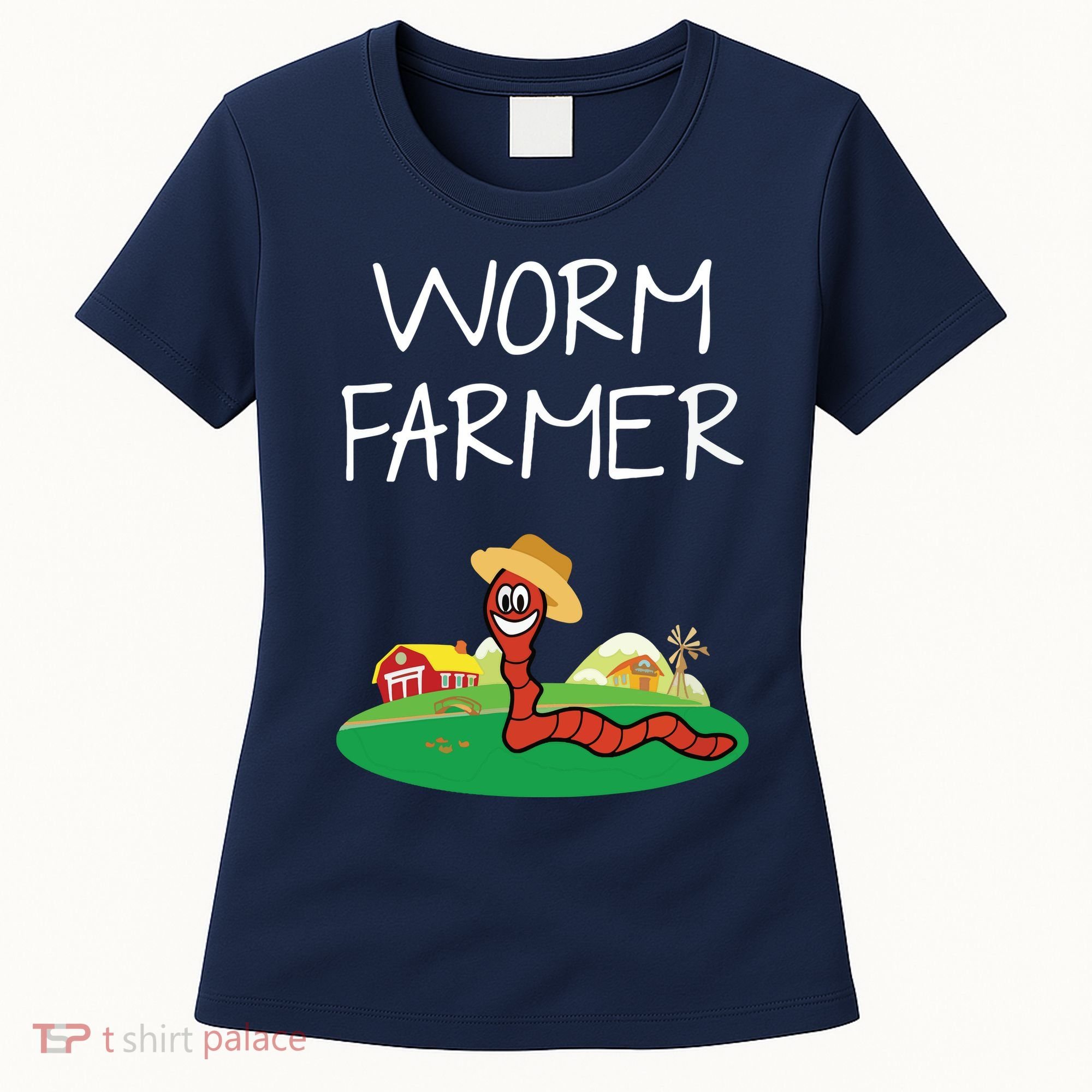 Funny Worm Farm Worm Vermiculture Women's T-Shirt