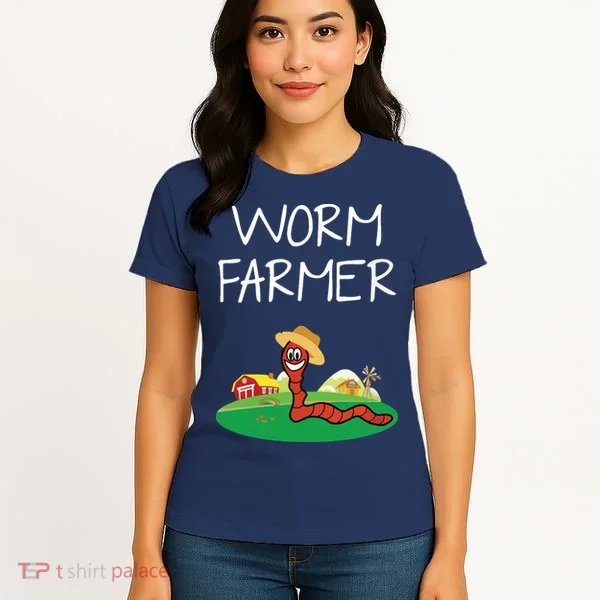 Funny Worm Farm Worm Vermiculture Women's T-Shirt