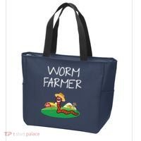 Funny Worm Farm Worm Vermiculture Tote Bag thumb 3