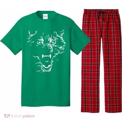 Flaming Wolf Pajama Set