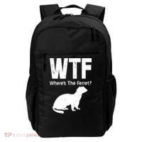 Ferret Wtf Funny Where’s The Ferret Backpack thumb 0