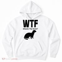 Ferret Wtf Funny Where’s The Ferret Hoodie thumb 0