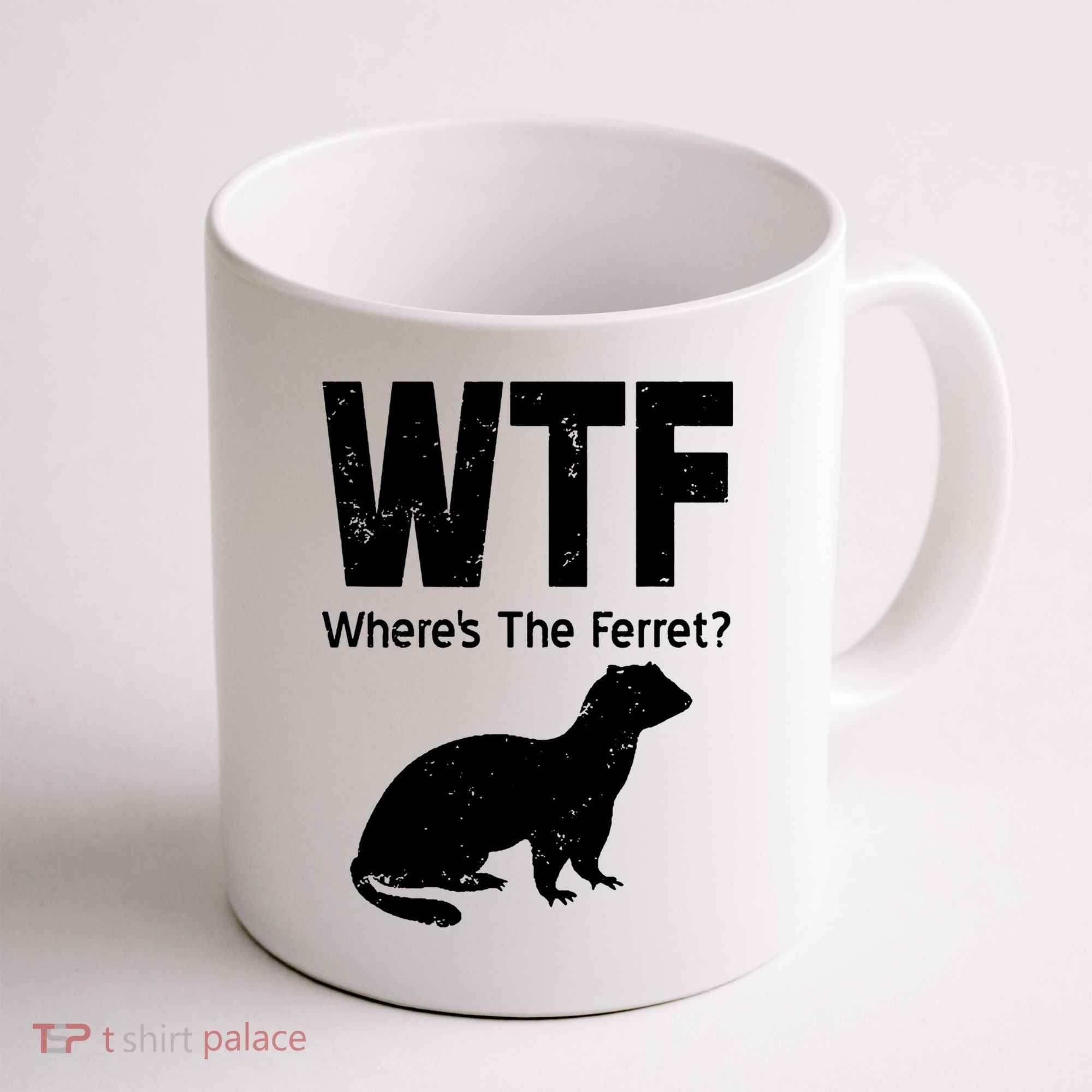 Ferret Wtf Funny Where’s The Ferret Coffee Mug