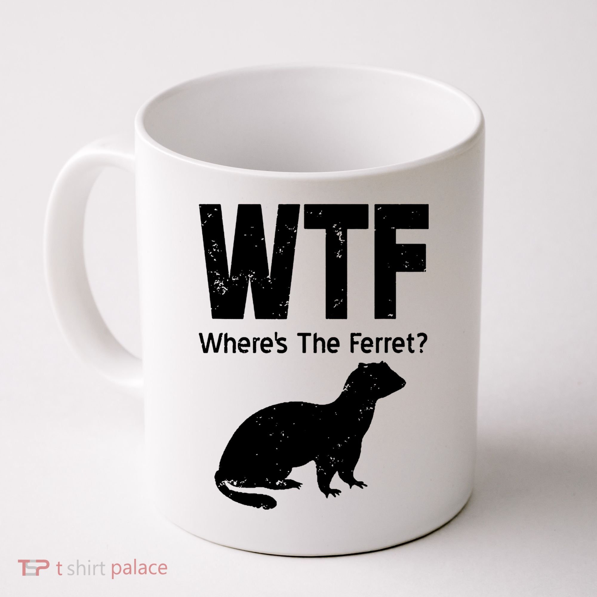 Ferret Wtf Funny Where’s The Ferret Coffee Mug