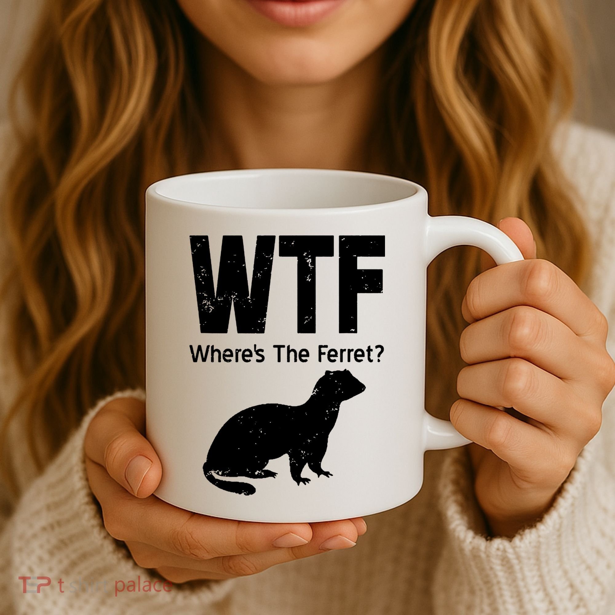 Ferret Wtf Funny Where’s The Ferret Coffee Mug