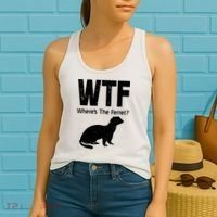 Ferret Wtf Funny Where’s The Ferret Women's Tank Top thumb 2
