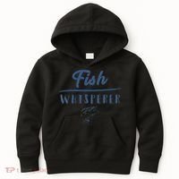Fish Whisperer Funny Clothing Gift Kids Hoodie thumb 0