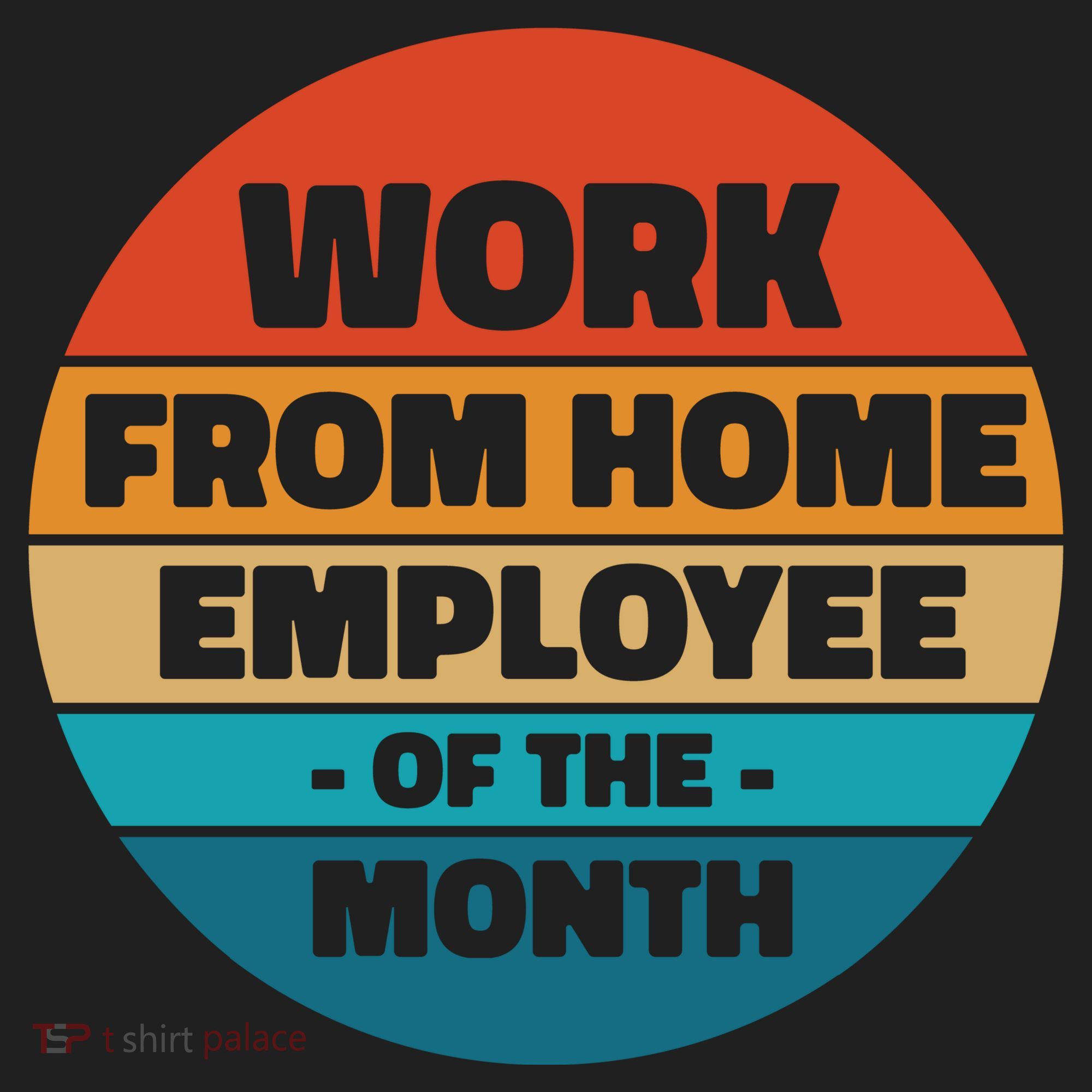 Funny Work From Home Employee Of The Month Retro Beanie