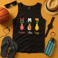 Floral Wildflowers Foxtrots Deltas Tangos Funny Florist Tank Top thumb 4