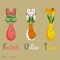 Floral Wildflowers Foxtrots Deltas Tangos Funny Florist Mousepad thumb 1