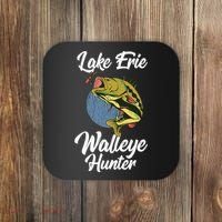 Funny Walleye Fishing Lake Erie Walleye Hunter Coaster thumb 0