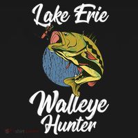Funny Walleye Fishing Lake Erie Walleye Hunter Ornament thumb 1