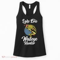 Funny Walleye Fishing Lake Erie Walleye Hunter Women's Tank Top thumb 0