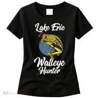 Funny Walleye Fishing Lake Erie Walleye Hunter Women's T-Shirt thumb 0