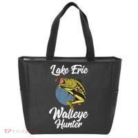 Funny Walleye Fishing Lake Erie Walleye Hunter Tote Bag thumb 0
