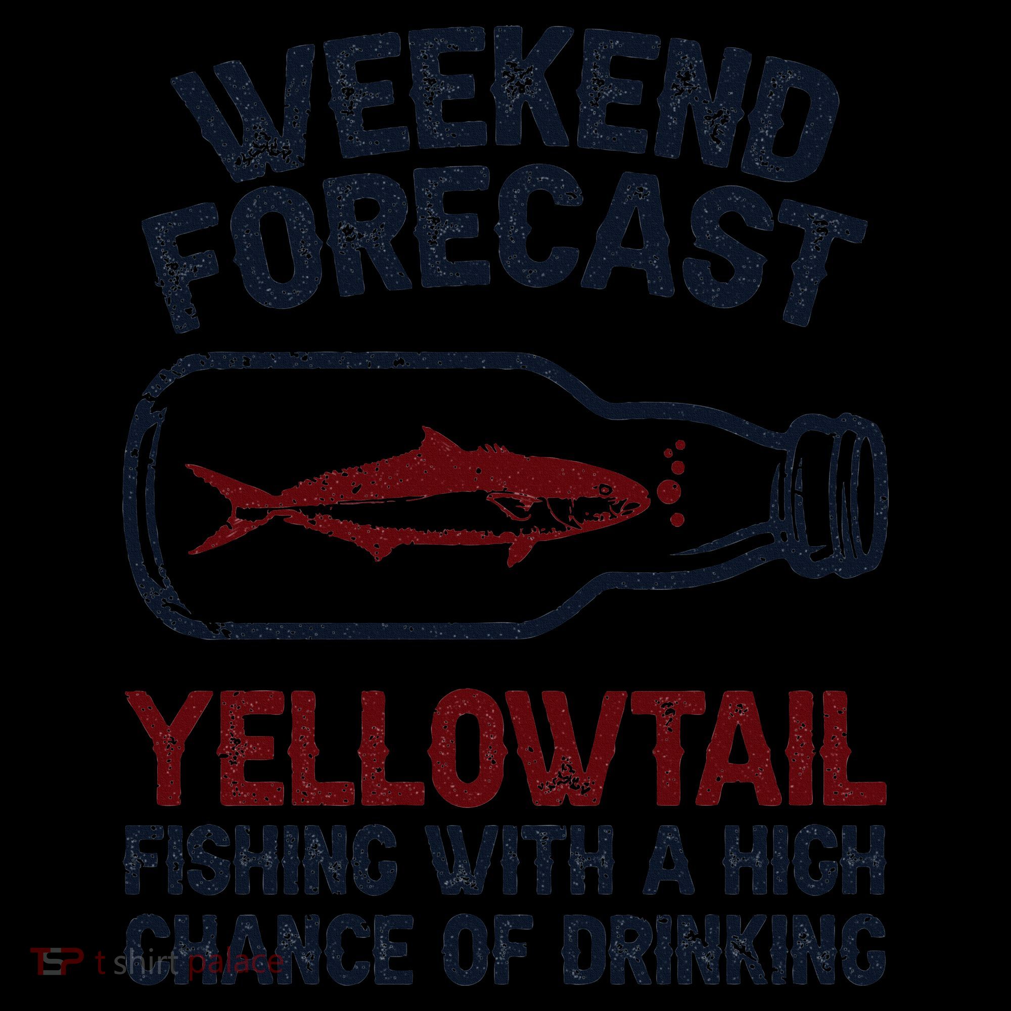 Fisher Weekend Forecast Fishing Fish Yellowtail Toddler Hoodie