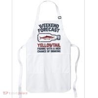 Fisher Weekend Forecast Fishing Fish Yellowtail Apron thumb 0