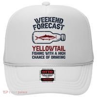Fisher Weekend Forecast Fishing Fish Yellowtail Hat thumb 0