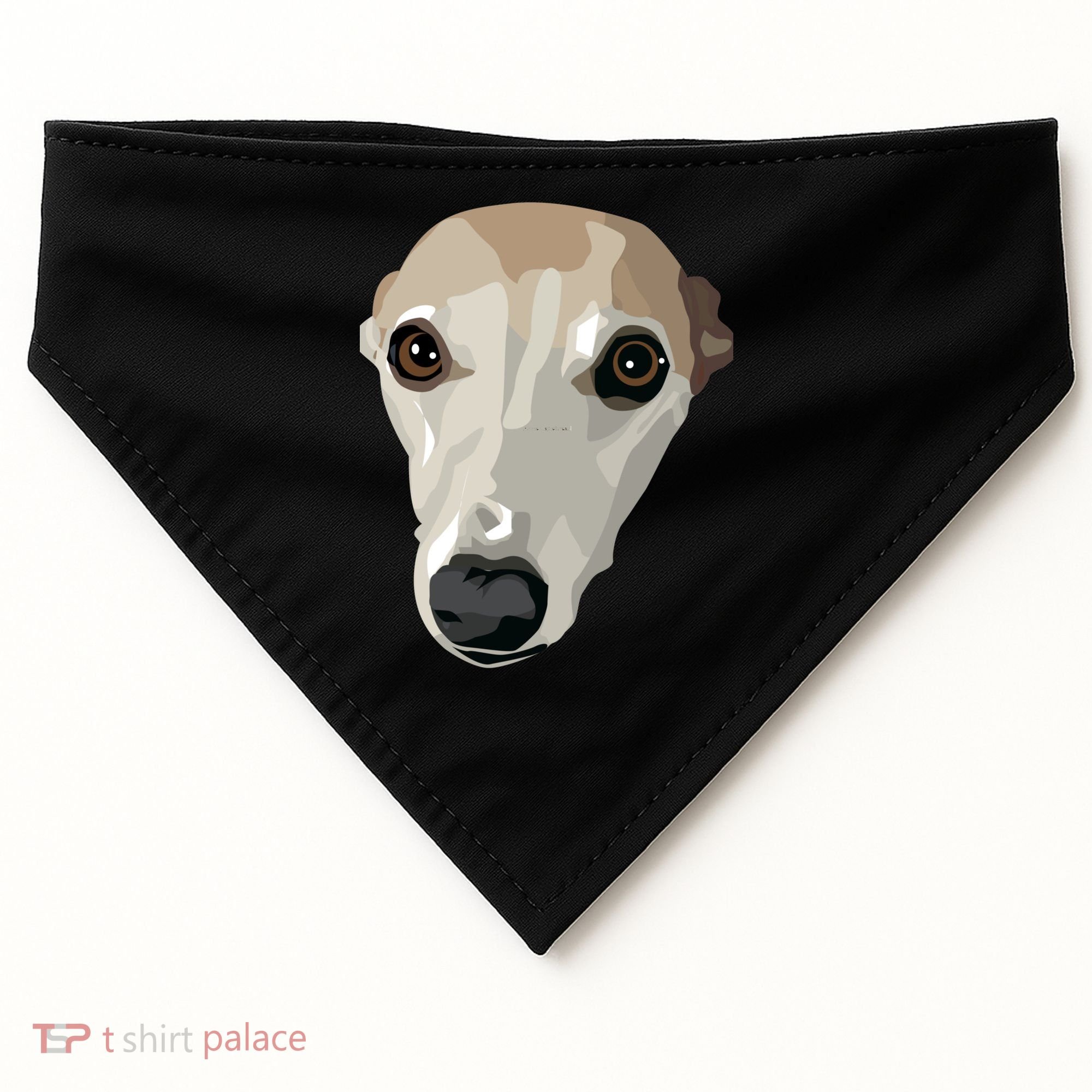 Fawn Whippet USA-Made Doggie Bandana