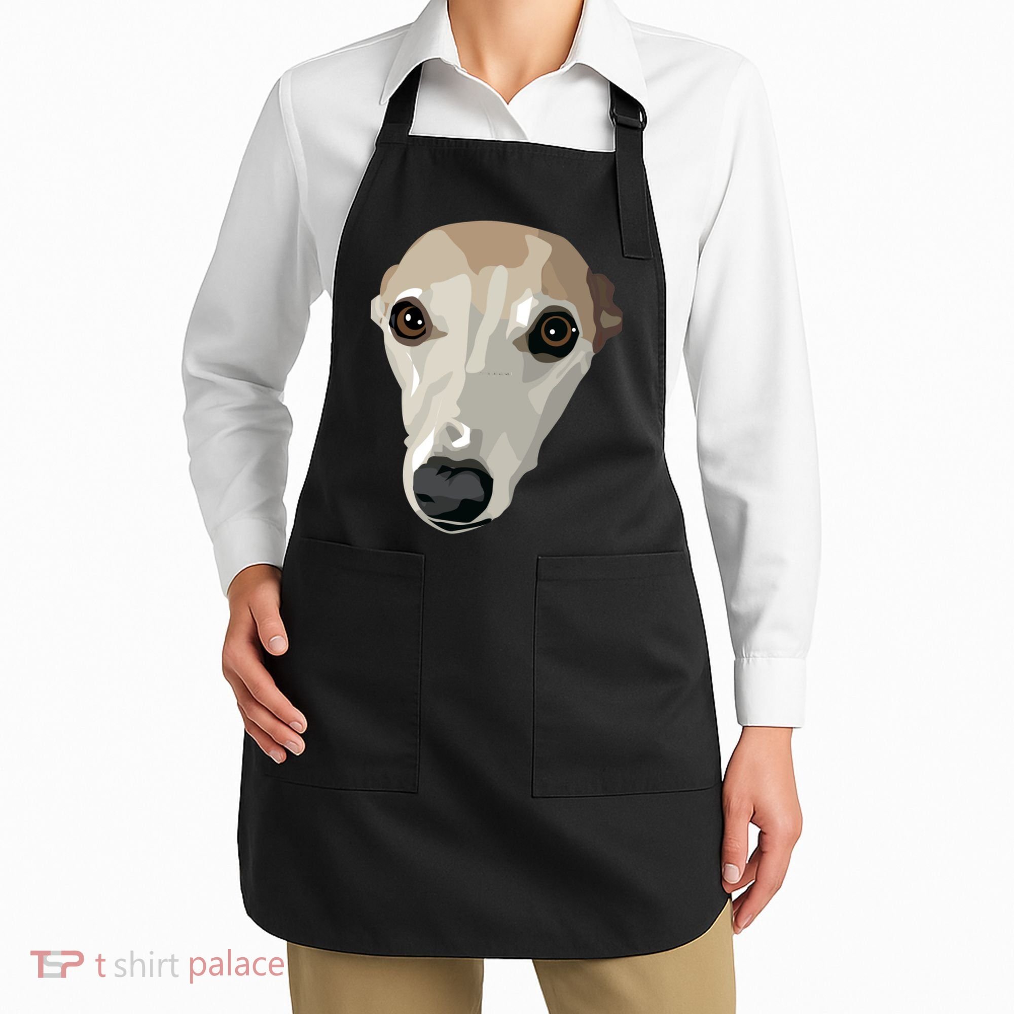 Fawn Whippet Apron