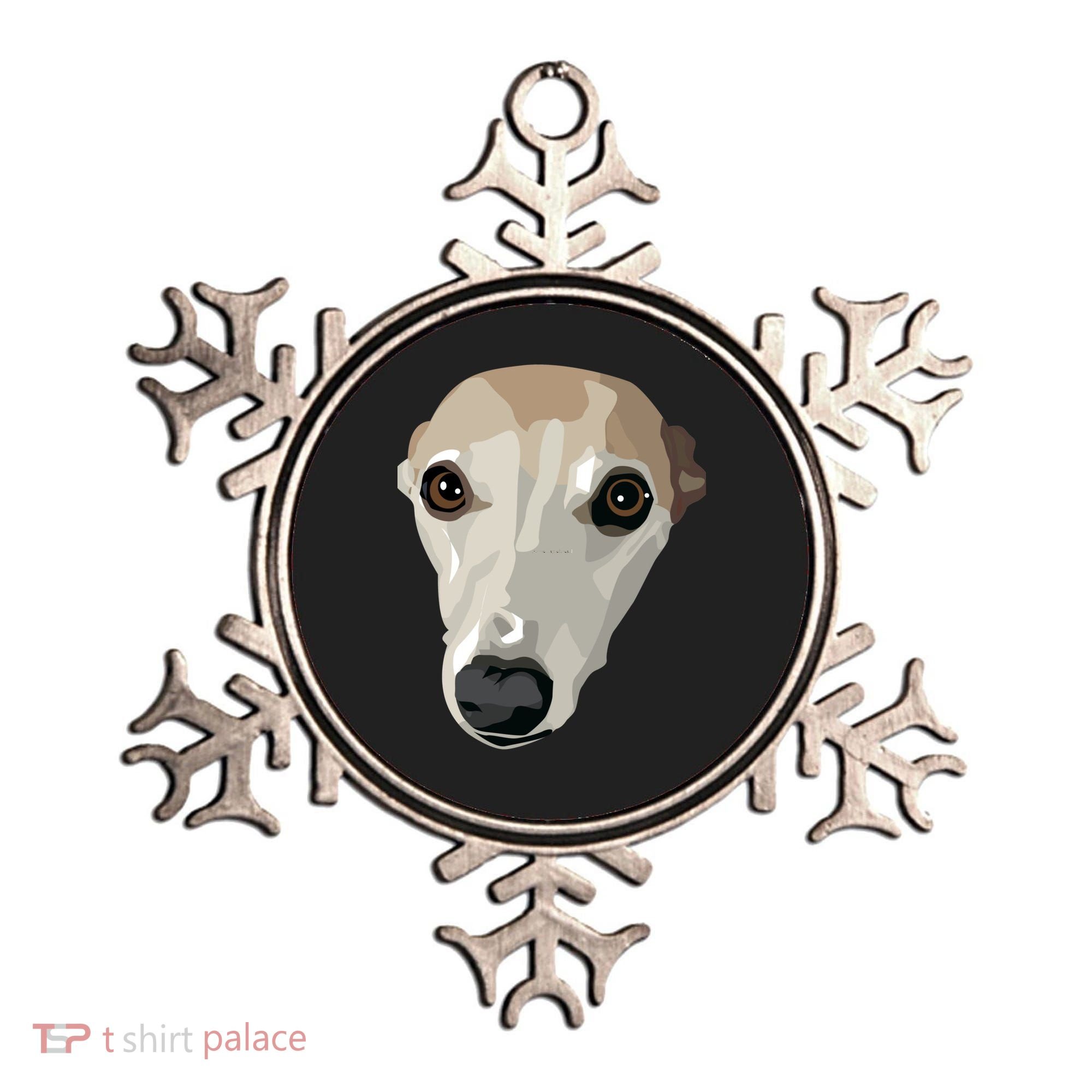 Fawn Whippet Ornament