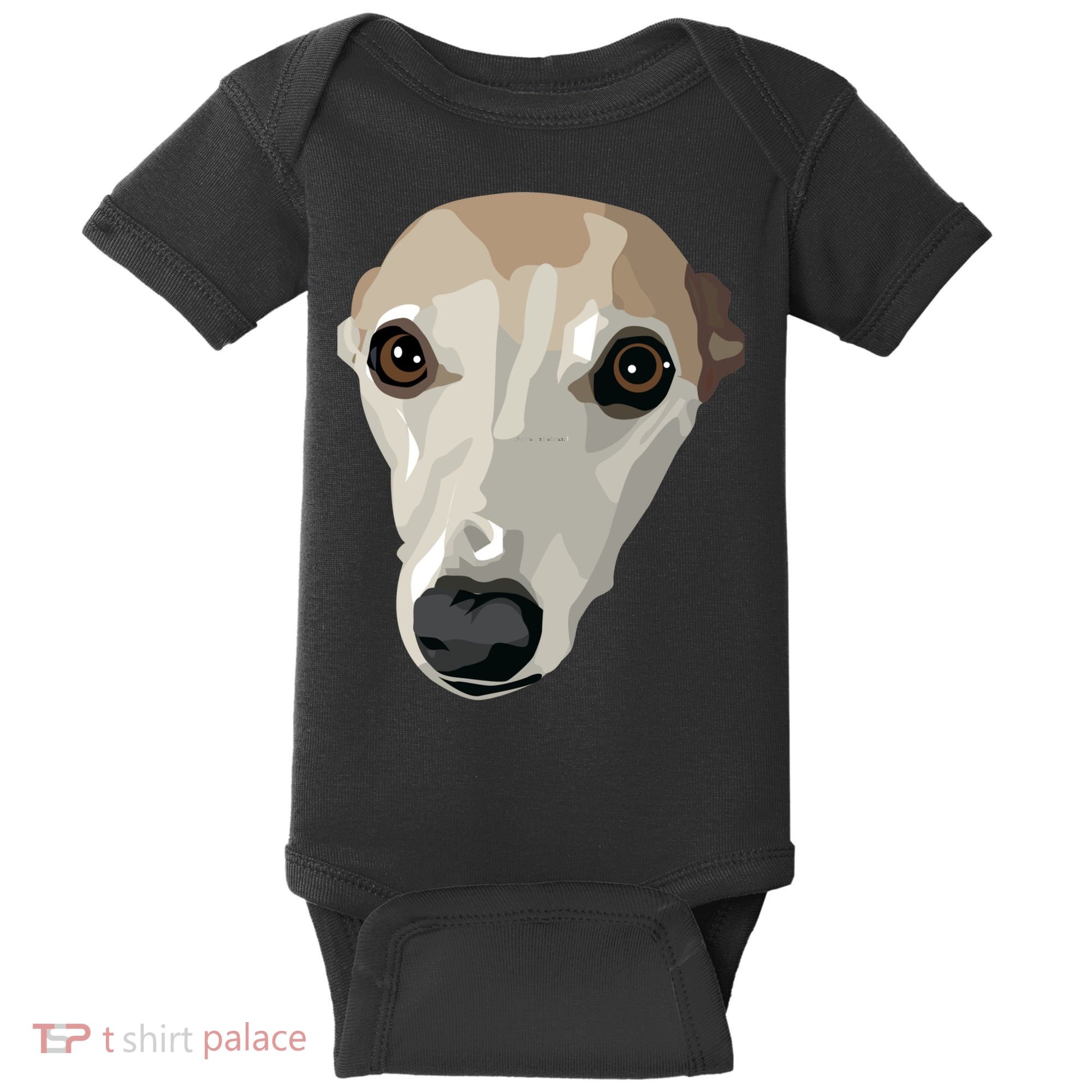 Fawn Whippet Baby Bodysuit