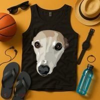 Fawn Whippet Tank Top thumb 4