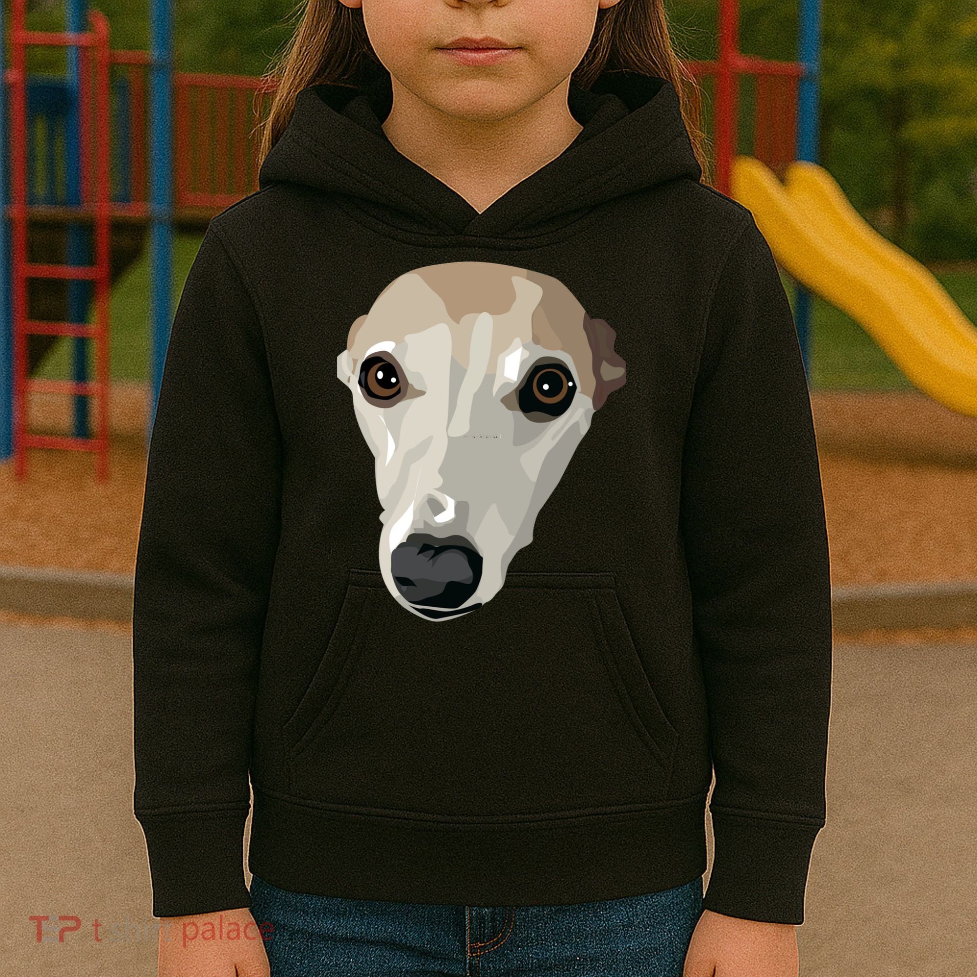 Fawn Whippet Kids Hoodie