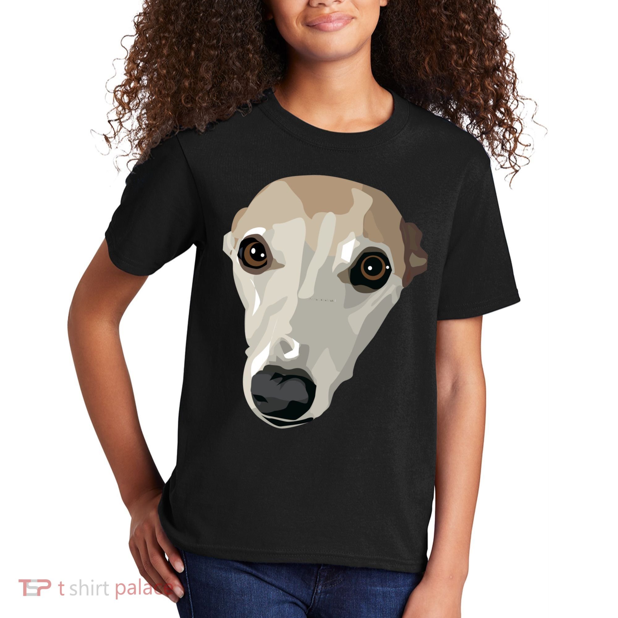 Fawn Whippet Kids T-Shirt