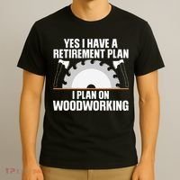 Funny Woodworking For Wo Retirement Carpenter Retired T-Shirt thumb 3
