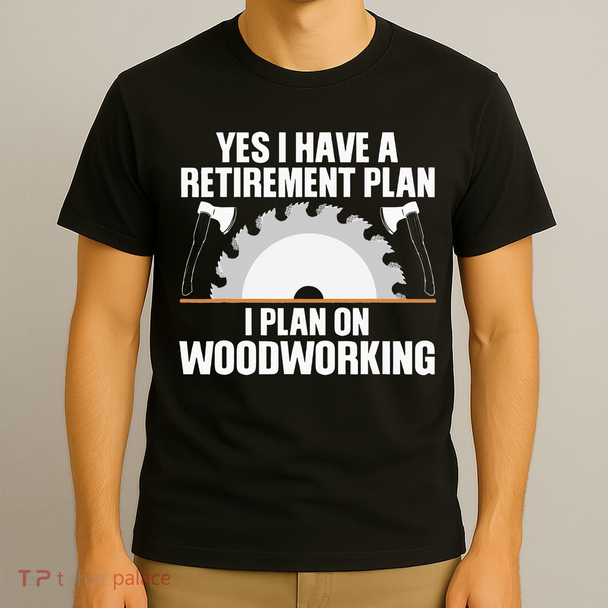 Funny Woodworking For Wo Retirement Carpenter Retired T-Shirt