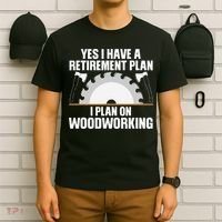 Funny Woodworking For Wo Retirement Carpenter Retired T-Shirt thumb 6