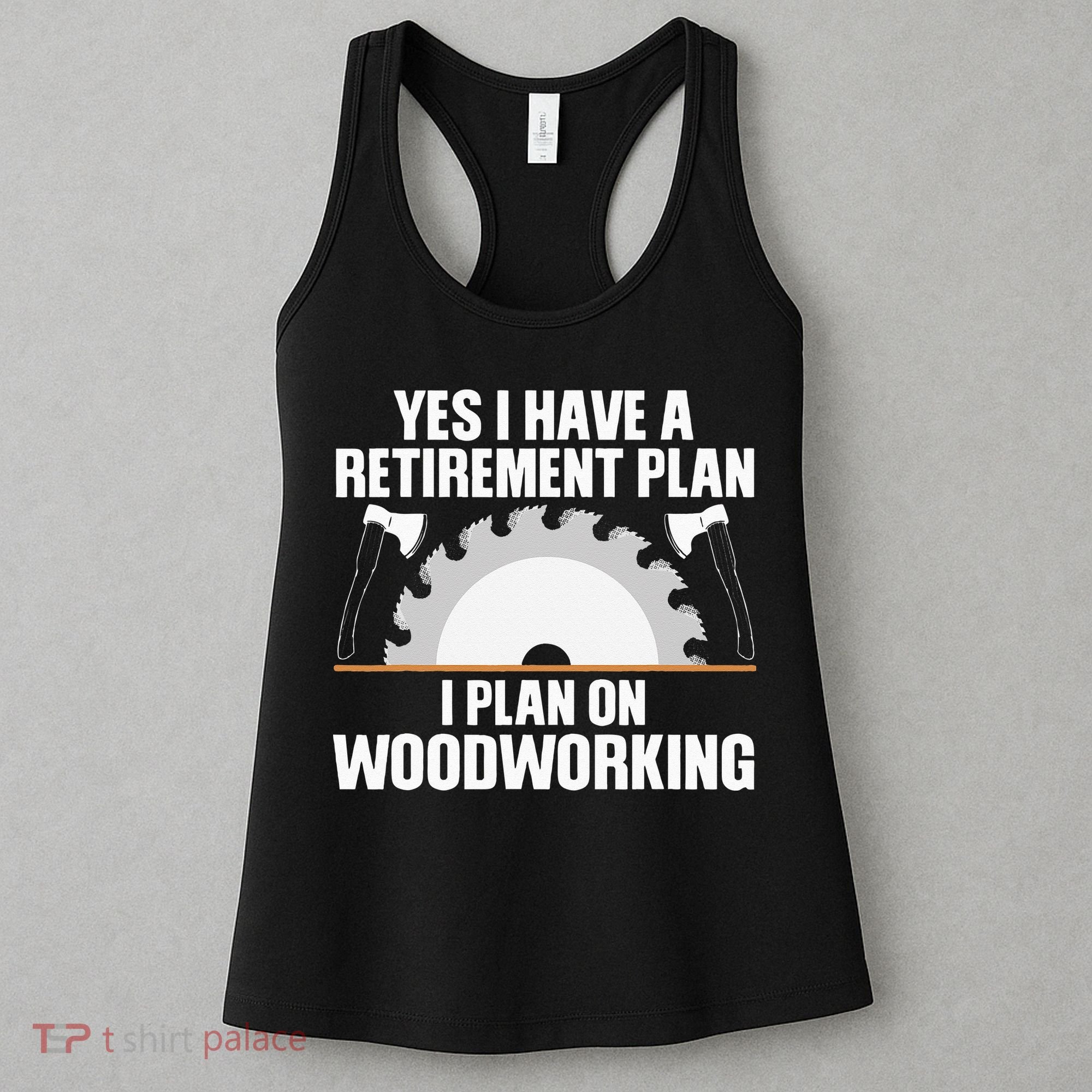 Funny Woodworking For Wo Retirement Carpenter Retired Women's Tank Top