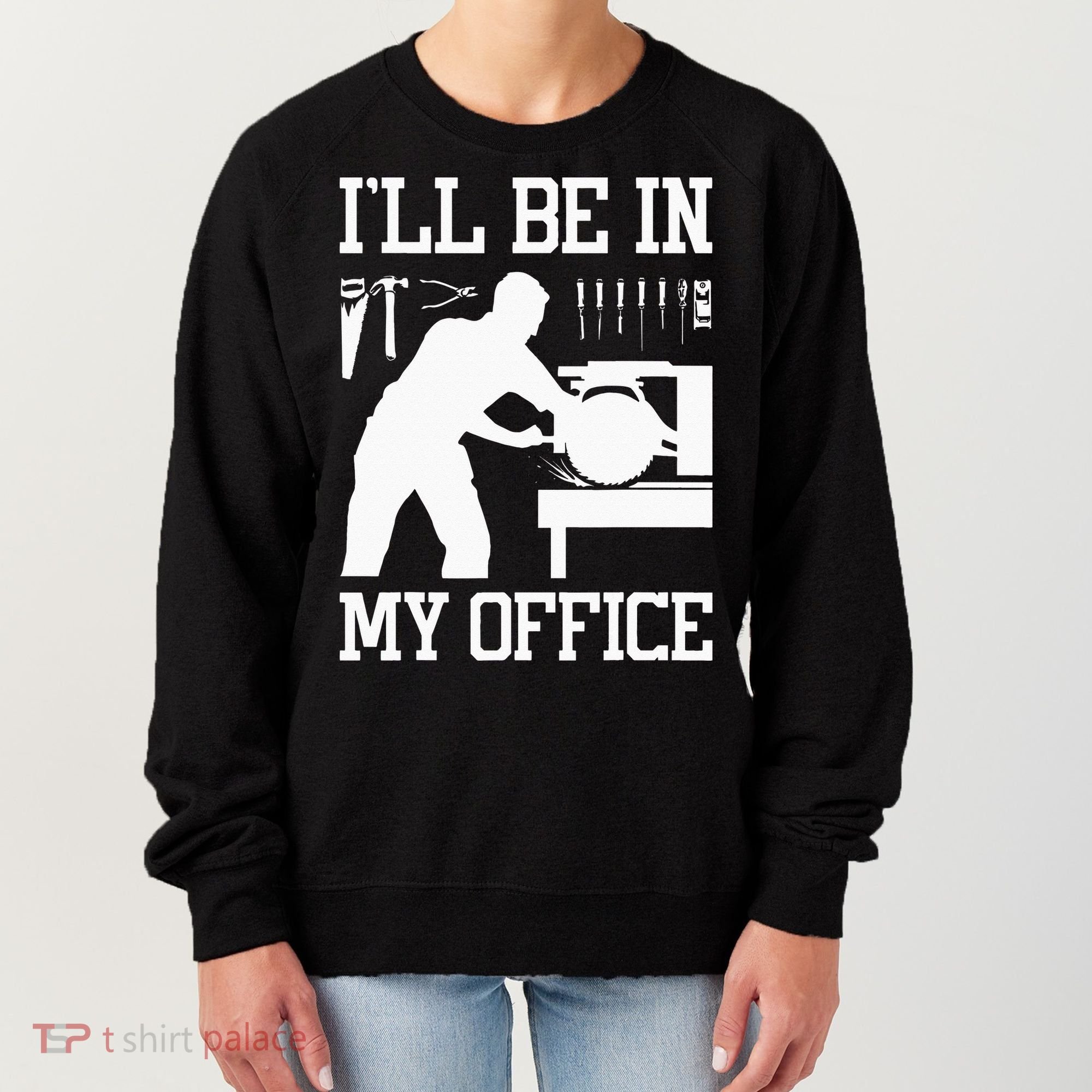 Funny Woodworking Gift For Wo Carpentry Woodworker Women's Sweatshirt