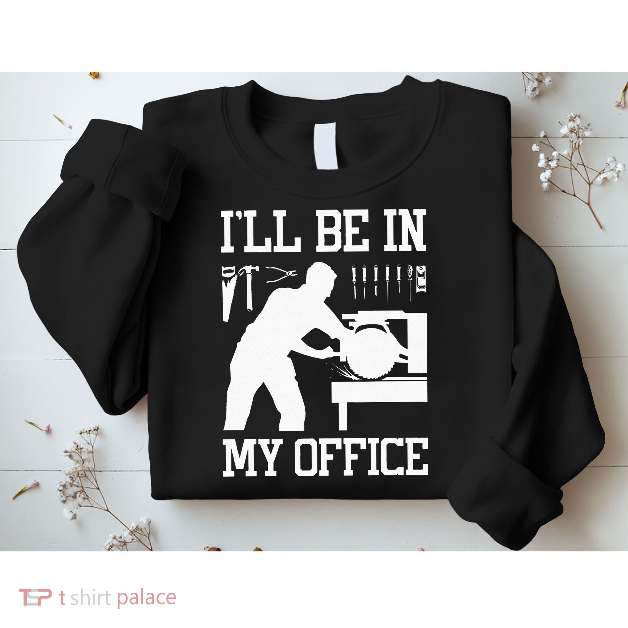 Funny Woodworking Gift For Wo Carpentry Woodworker Sweatshirt