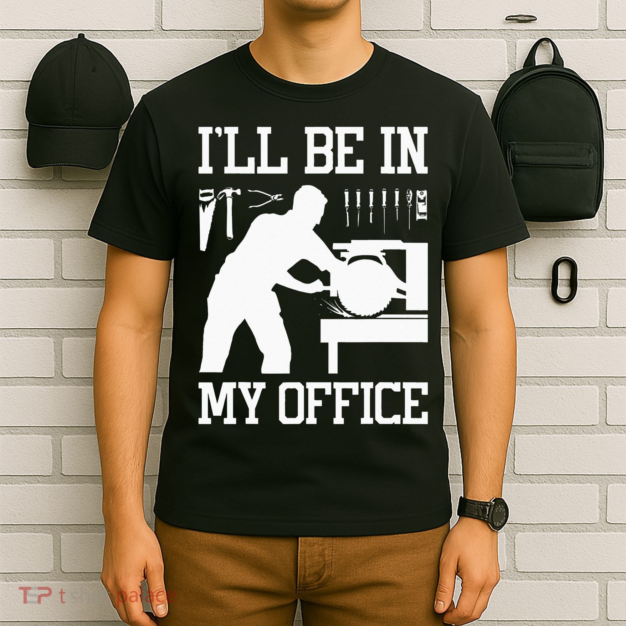 Funny Woodworking Gift For Wo Carpentry Woodworker T-Shirt