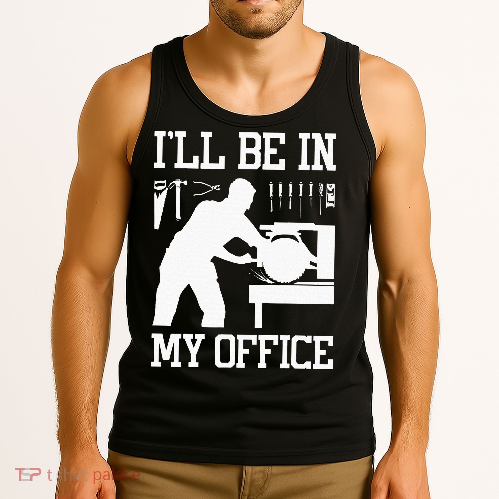 Funny Woodworking Gift For Wo Carpentry Woodworker Tank Top