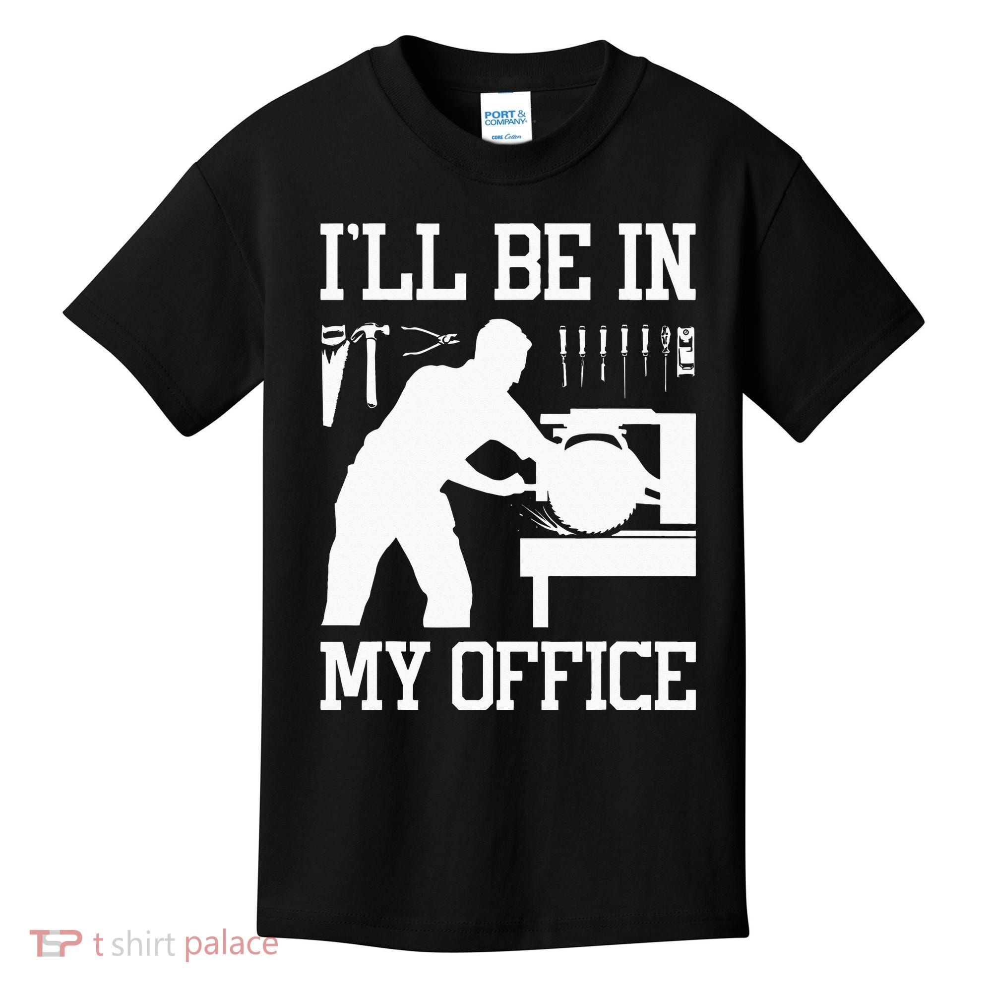 Funny Woodworking Gift For Wo Carpentry Woodworker Kids T-Shirt